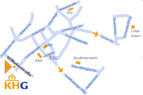 Lageplan KHG